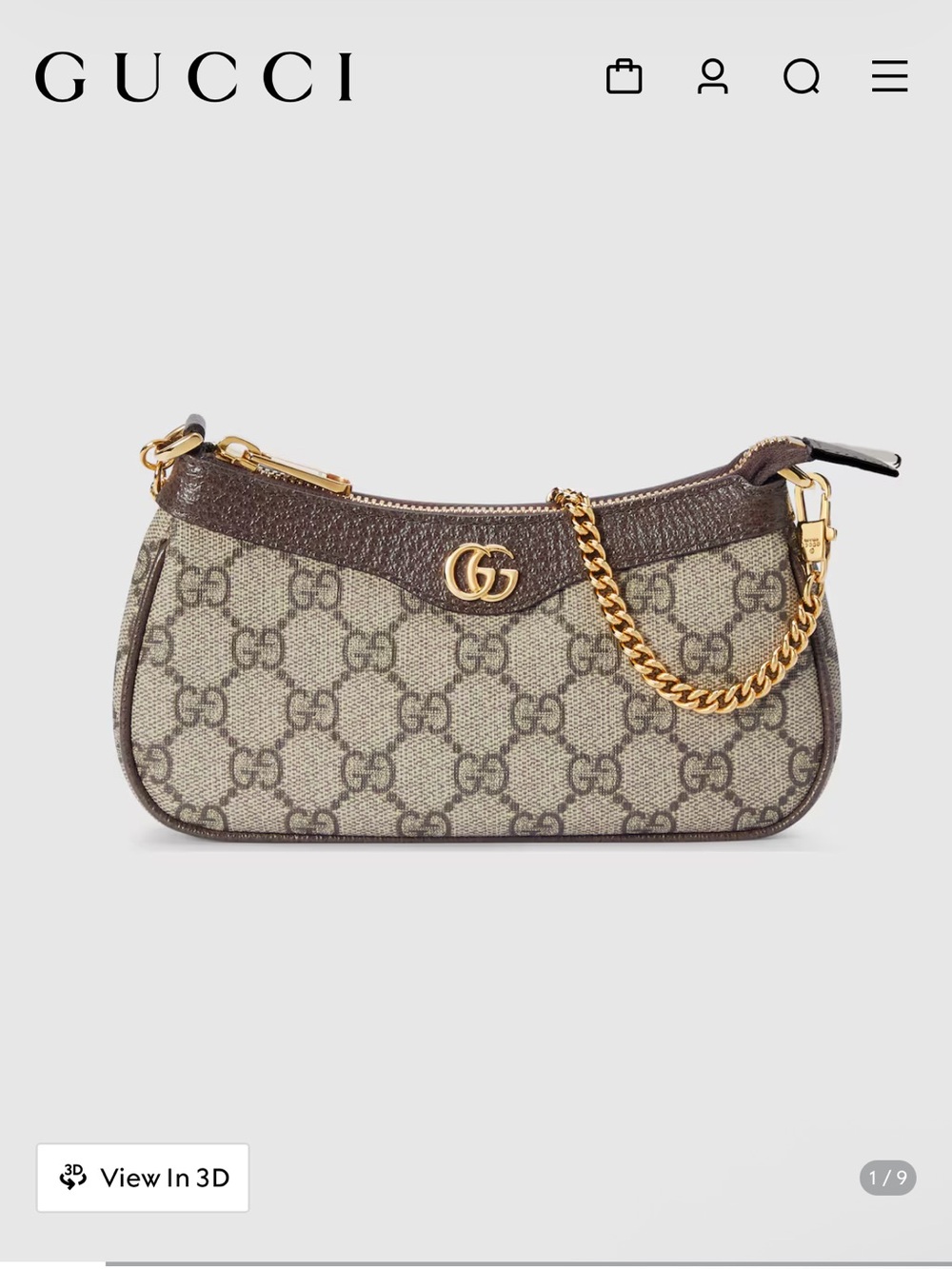 GUCCI MINI OPHIDIA PURSE **for trade only**